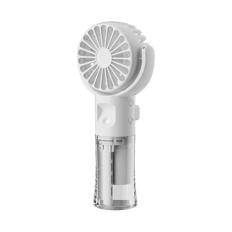 Portable Handheld Spray Fan 4-Speed Water Spray Mist Fan Summer Cooling Artifact USB Charging Summer Supplies Outdoor Mini Fan - Nyaabs