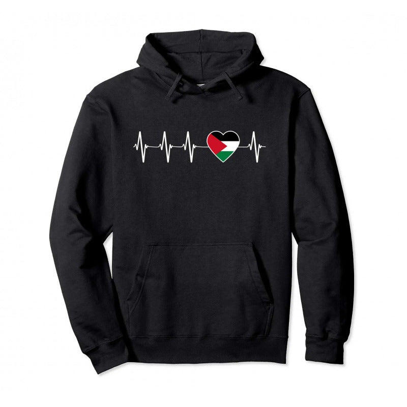 Palestine Pullover Hoodie Warm Hoodie Fashion Hip Hop Street Wear Pullover Men Women Casual Sweatshirt - Nyaabs