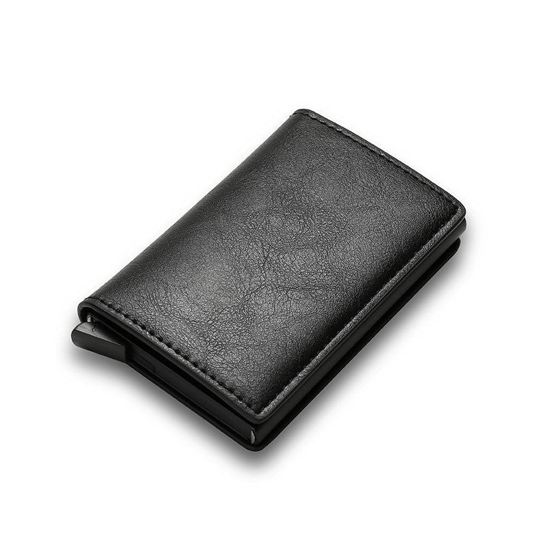 Credit Card Holder Smart Minimalist Wallet Pocket Men Women Slim Cardholder Bank Secure Creditcard Case - Nyaabs