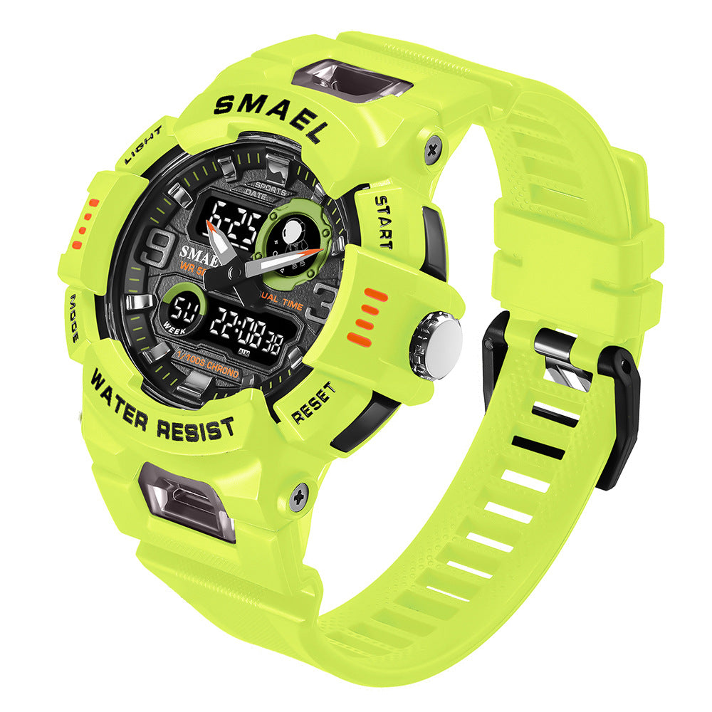 Multi-functional Waterproof Watch For Male And Female Students - Nyaabs