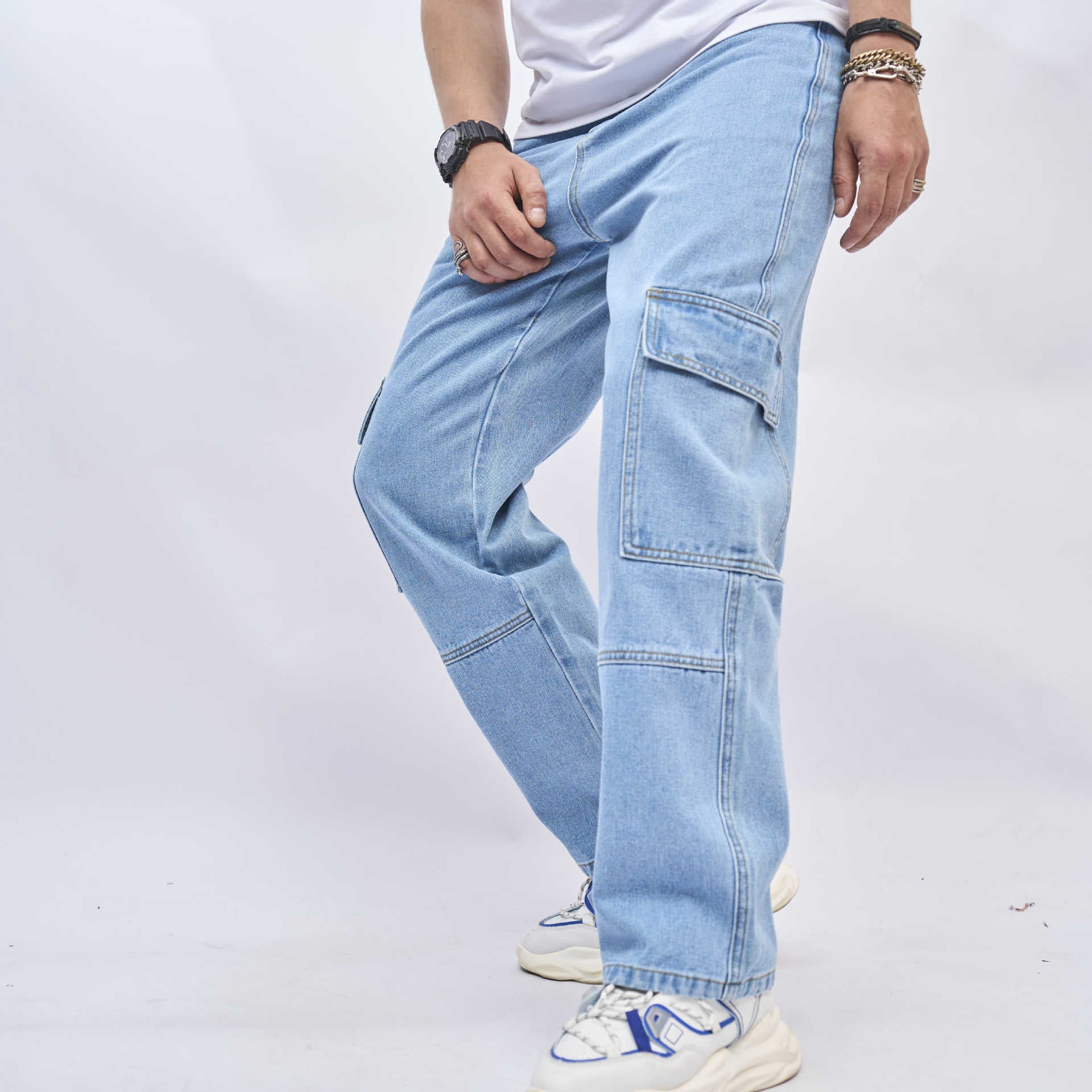 Jeans Men's American Style Trend Loose - Nyaabs