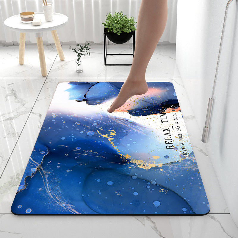 Home Gadget Anti-Slip Mat Super Absorbent Bathroom Floor Mat Diatom Mud Suitable For Kitchen Toilet - Nyaabs