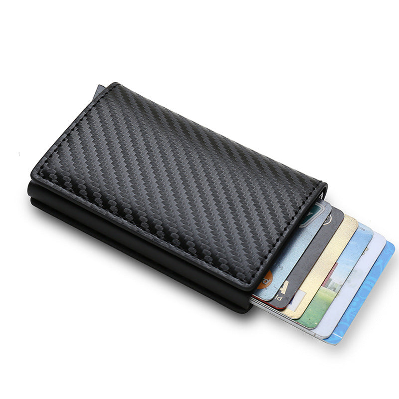 Credit Card Holder Smart Minimalist Wallet Pocket Men Women Slim Cardholder Bank Secure Creditcard Case - Nyaabs