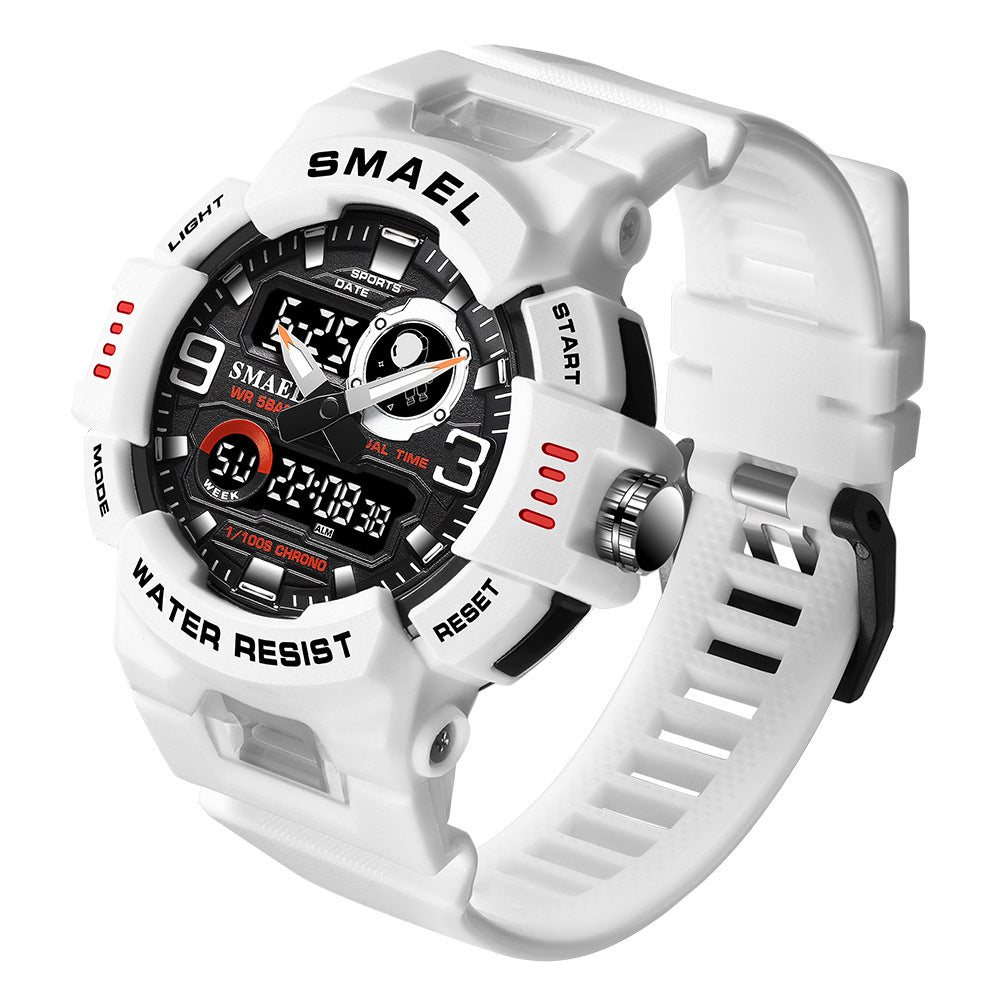 Multi-functional Waterproof Watch For Male And Female Students - Nyaabs