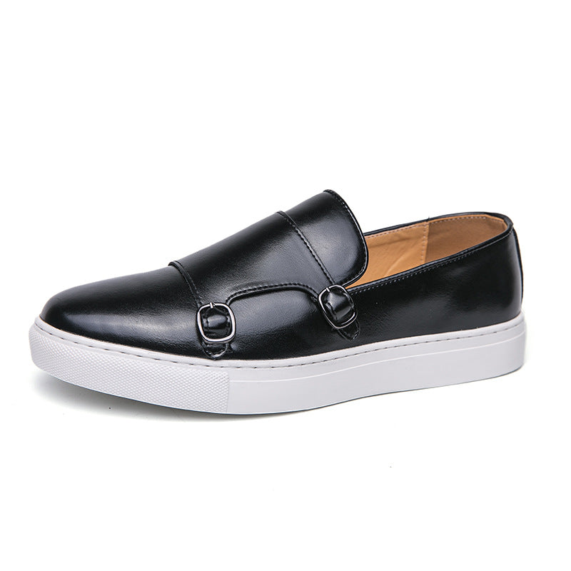 Fashion Loafers Men's Business Casual Slip-on Flats Shoes - Nyaabs