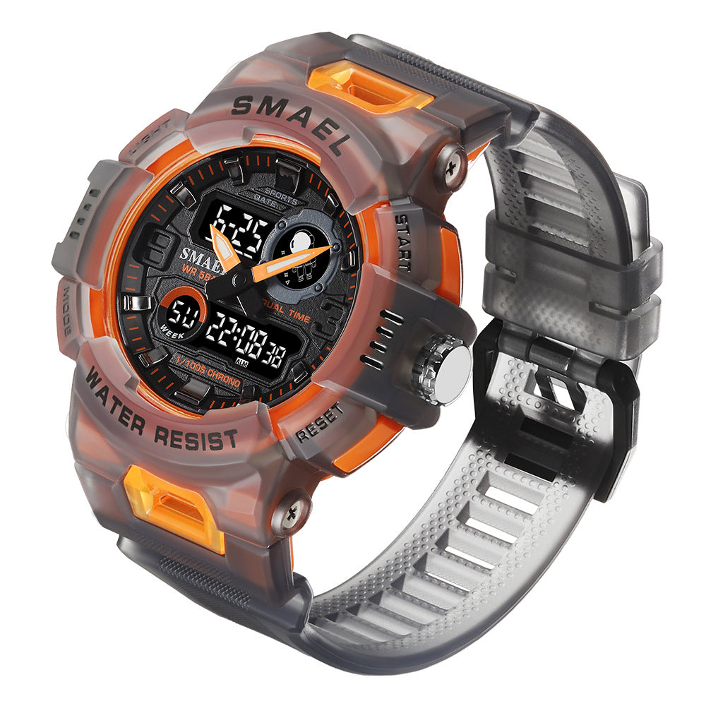 Multi-functional Waterproof Watch For Male And Female Students - Nyaabs