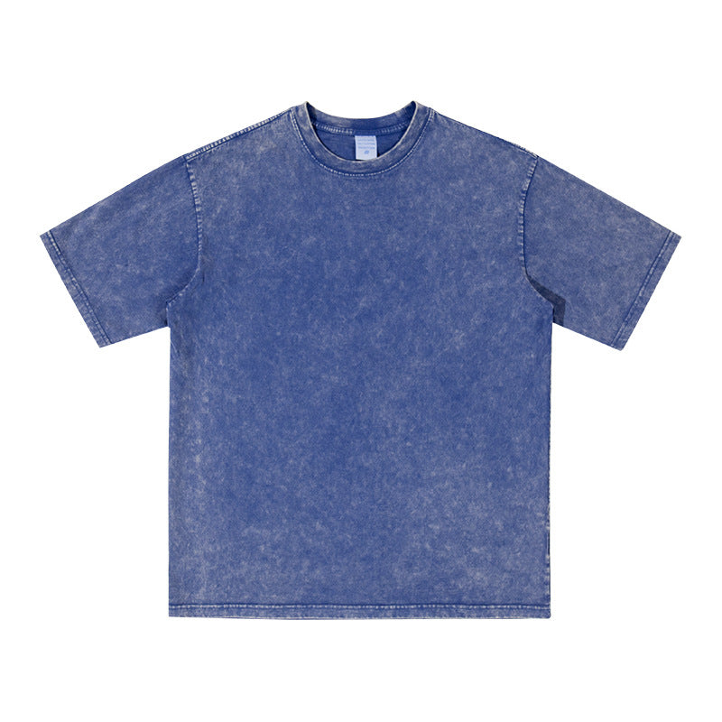 American Retro Washed T-shirt Short Sleeve - Nyaabs