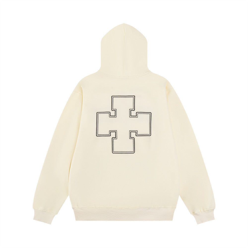 Letter Towel Embroidery Hooded Sweater For Men - Nyaabs