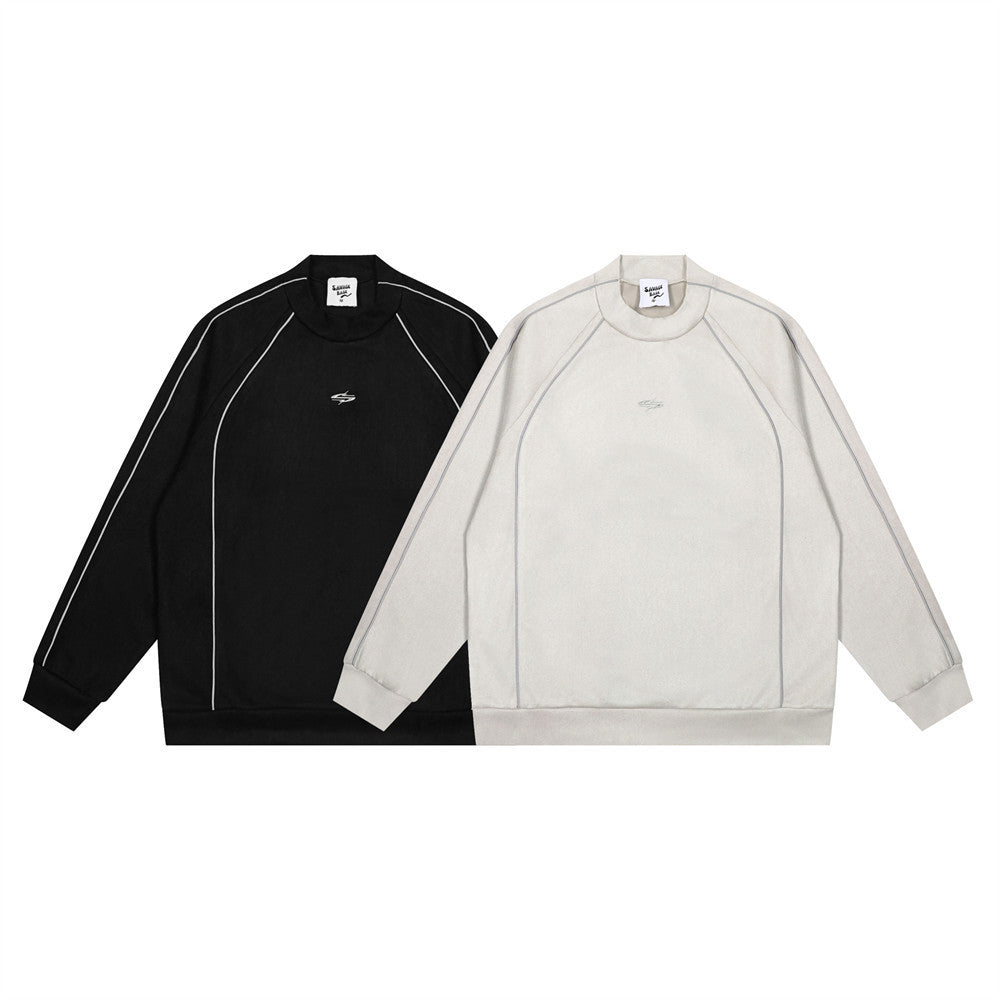 Fashion Outline Line Loose Sweater Men - Nyaabs