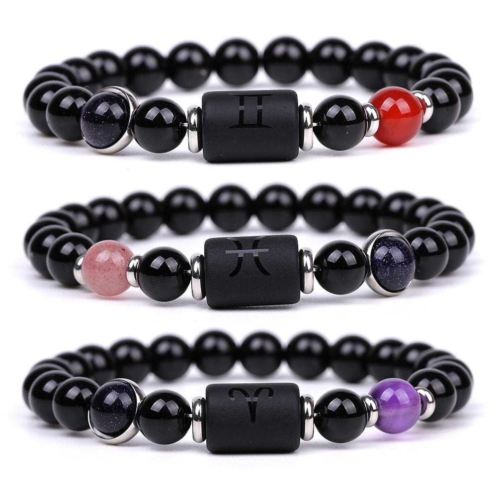 Fashion Twelve Constellations Bracelets Men - Nyaabs