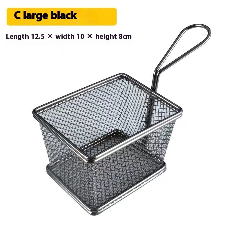 304 Stainless Steel Chips Basket Mini Frying Basket - Nyaabs