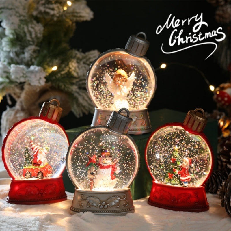 Christmas Holiday Decorations Luminous Simulation Flat Light LED Decoration Scene Layout Flame Light Home Decor - Nyaabs