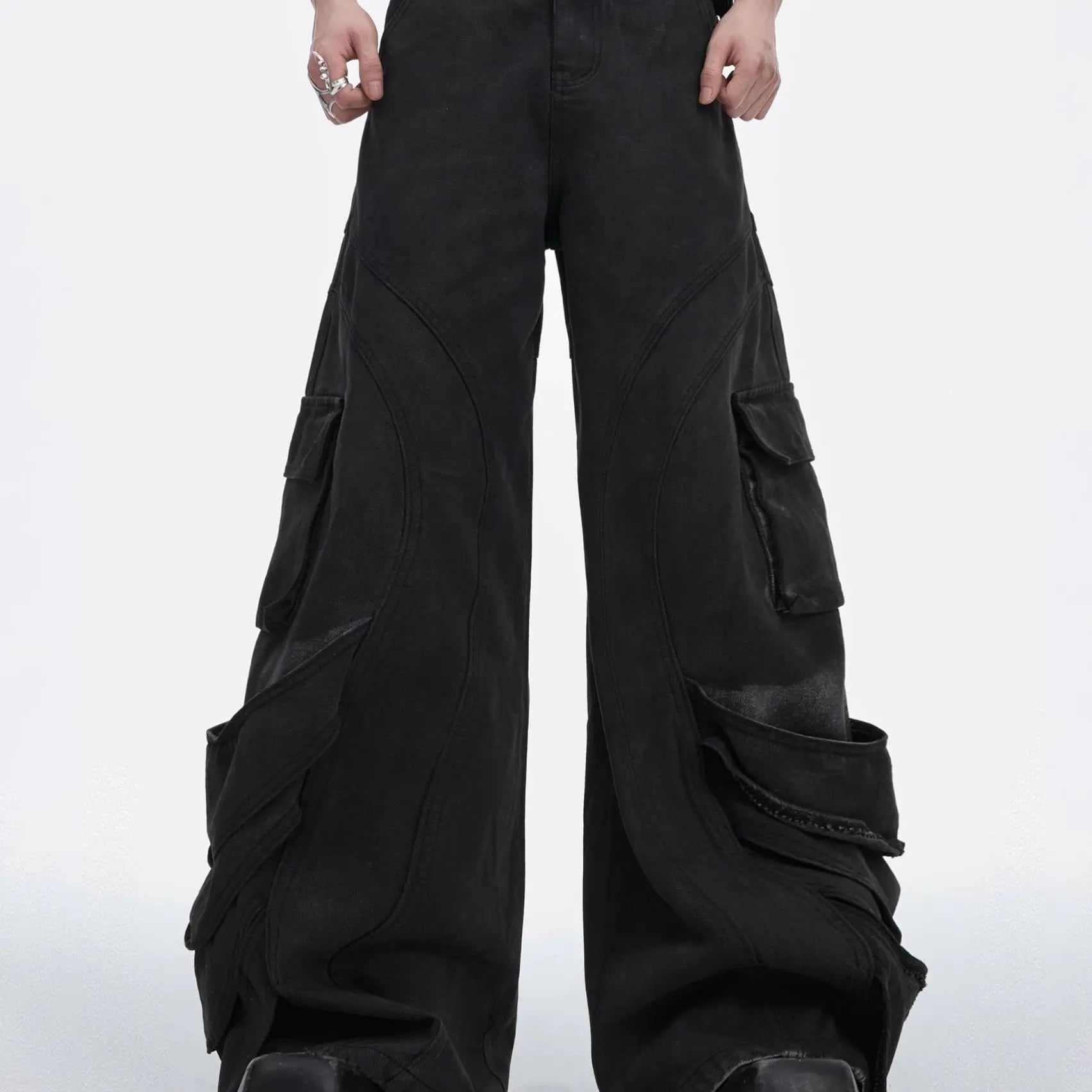 Loose Wide-leg Overalls Men - Nyaabs