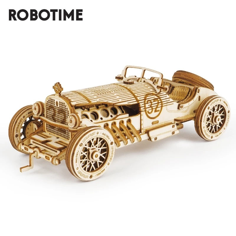 Car 3D Wooden Puzzle Game Assembly Racing Children's Toys My Store