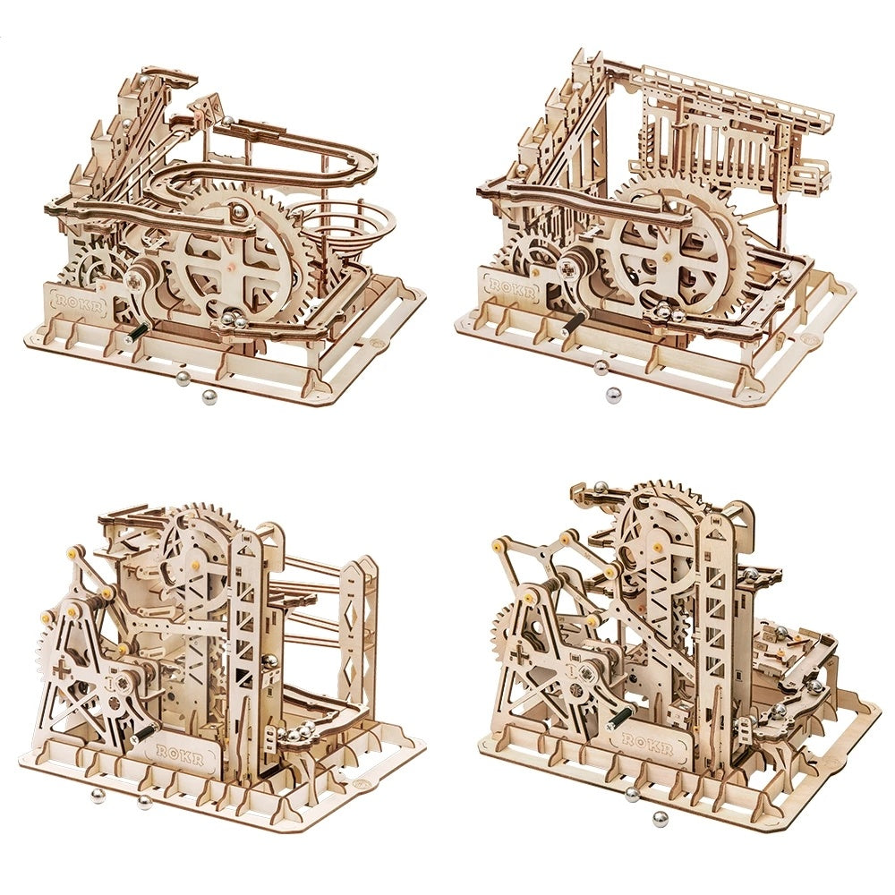 3D DIY Wooden Puzzle Roller Coaster Children's Toys - Nyaabs