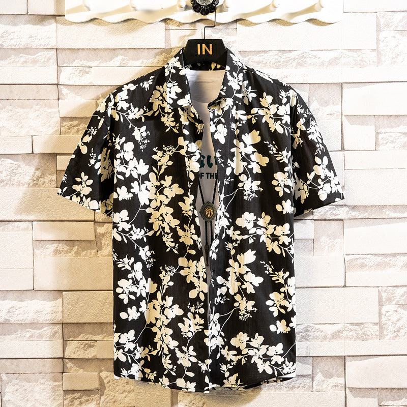 Fashion Casual Floral Shirt For Men My Store