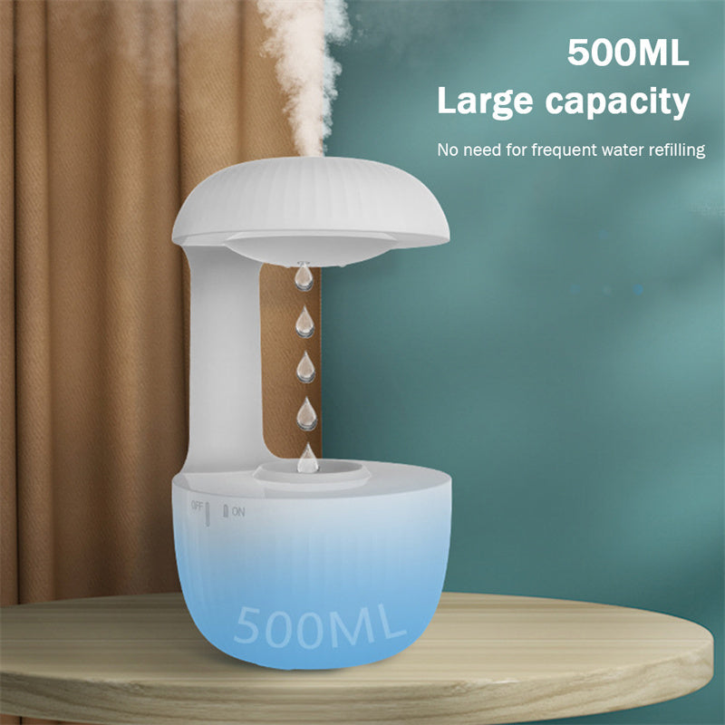 Anti-gravity Air Humidifier Mute Countercurrent Humidifier Levitating Water Drops Cool Mist Maker Fogger Relieve Fatigue - Nyaabs