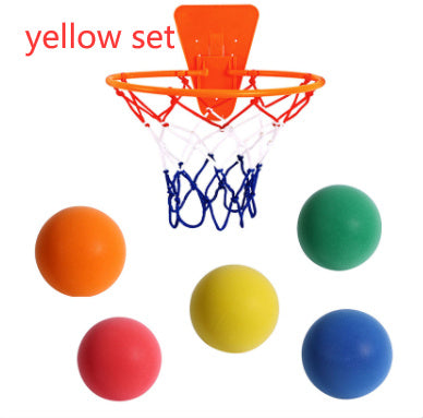 Silent High Density Foam Sports Ball Indoor Mute Basketball Soft Elastic Ball Children Sports Toy Games - Nyaabs