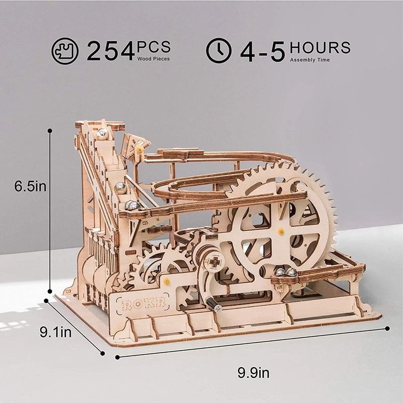 3D DIY Wooden Puzzle Roller Coaster Children's Toys - Nyaabs