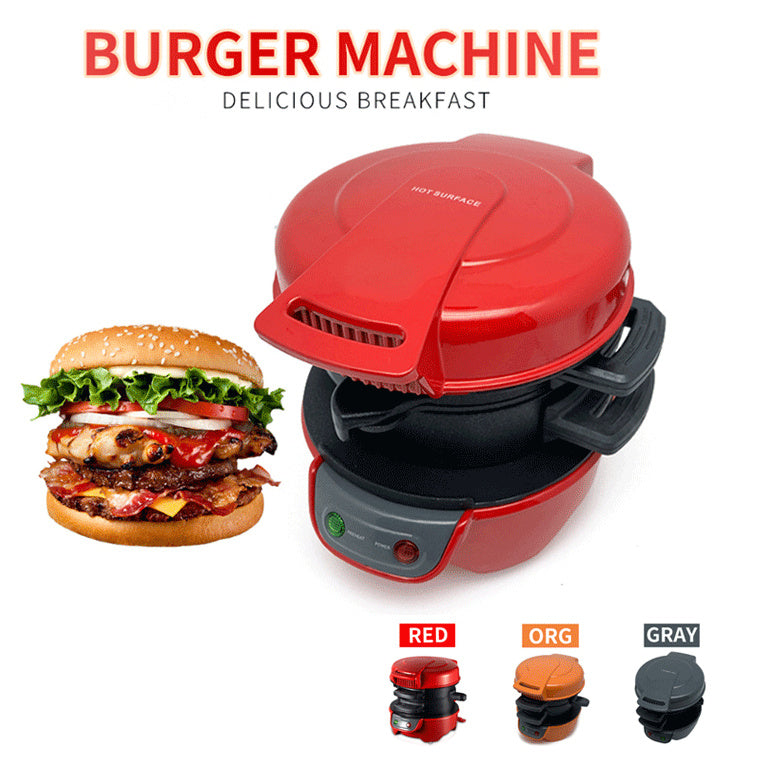 Household Breakfast Machine Hamburg Sandwich Maker With Egg Cooker Ring Machine Bread Sandwich Machine Waffle Machine - Nyaabs