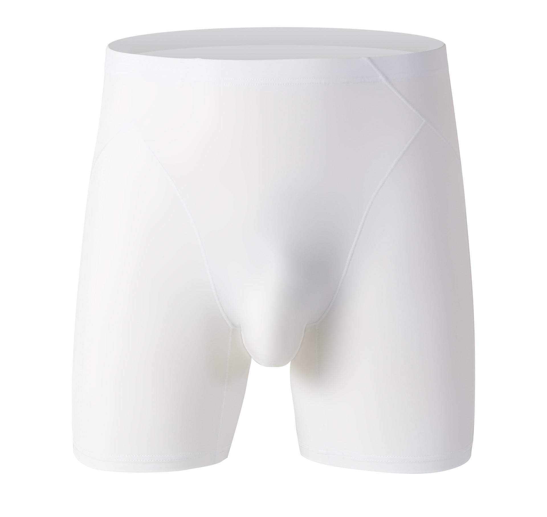 Men's Pure Color Ice Silk Sports Anti-wear Leg Underwear - Nyaabs