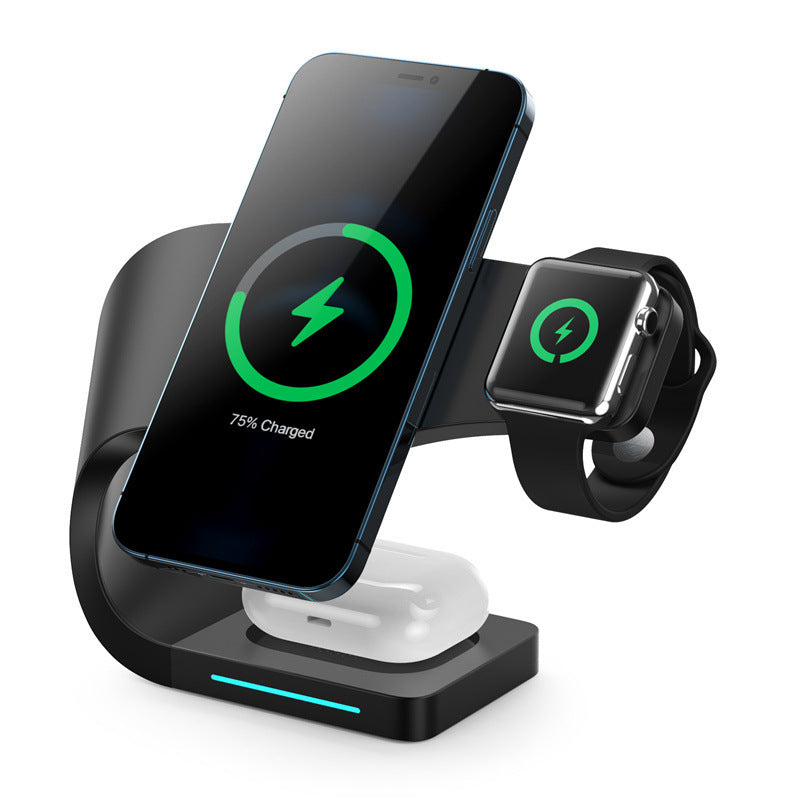 Multi-function Charging Stand Magnetic Wireless Charging 15W Fast Charging - Nyaabs