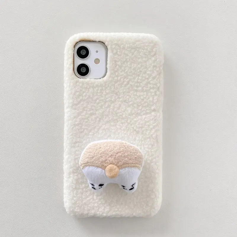 The Hat Bear Plush Is Suitable For 13 Full Series Of Silicone Mobile Phone Cases - Nyaabs