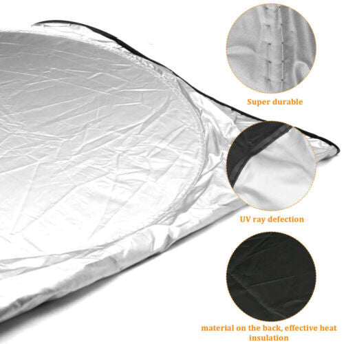 Car Window Sunshade Sun Shade Visor Windshield Cover Auto Car SunShade Anti Snow Ice Windshield Sunshade Car Windshield Sunshade - Nyaabs