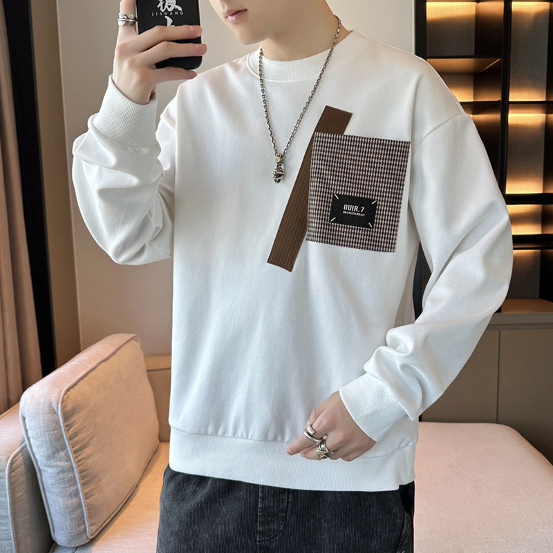 Round Neck Bottoming Shirt Ins Casual Sweatshirt Loose - Nyaabs