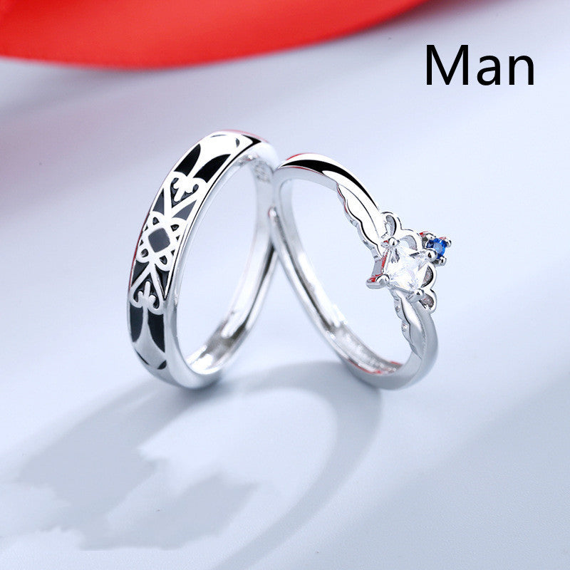 Men And Women Couples Niche Design Ring - Nyaabs