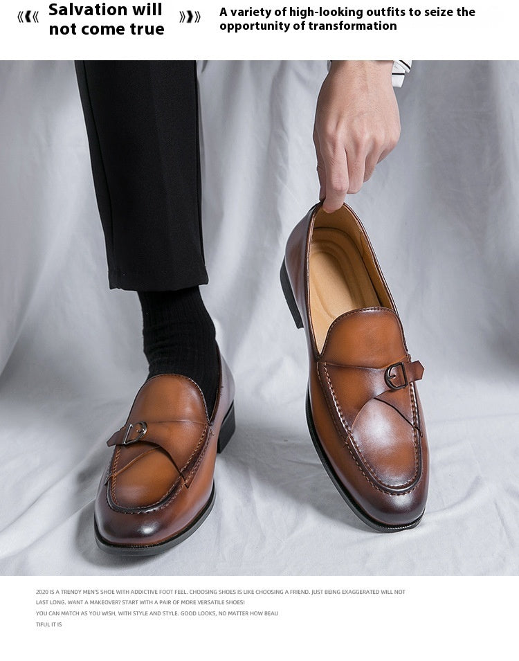 Slip-on High-grade Leather Shoes For Men nyaabs.com