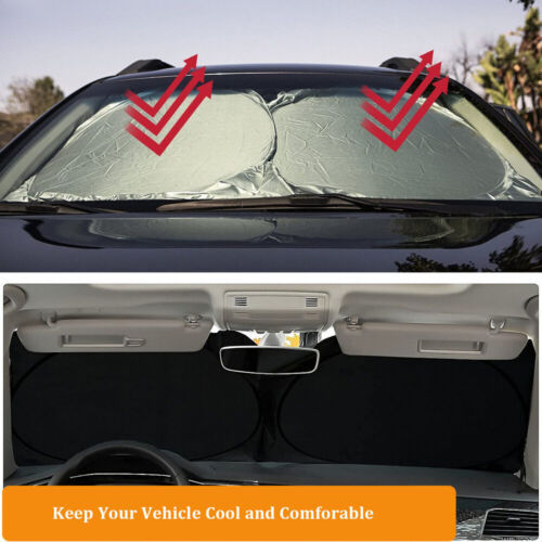 Car Window Sunshade Sun Shade Visor Windshield Cover Auto Car SunShade Anti Snow Ice Windshield Sunshade Car Windshield Sunshade - Nyaabs