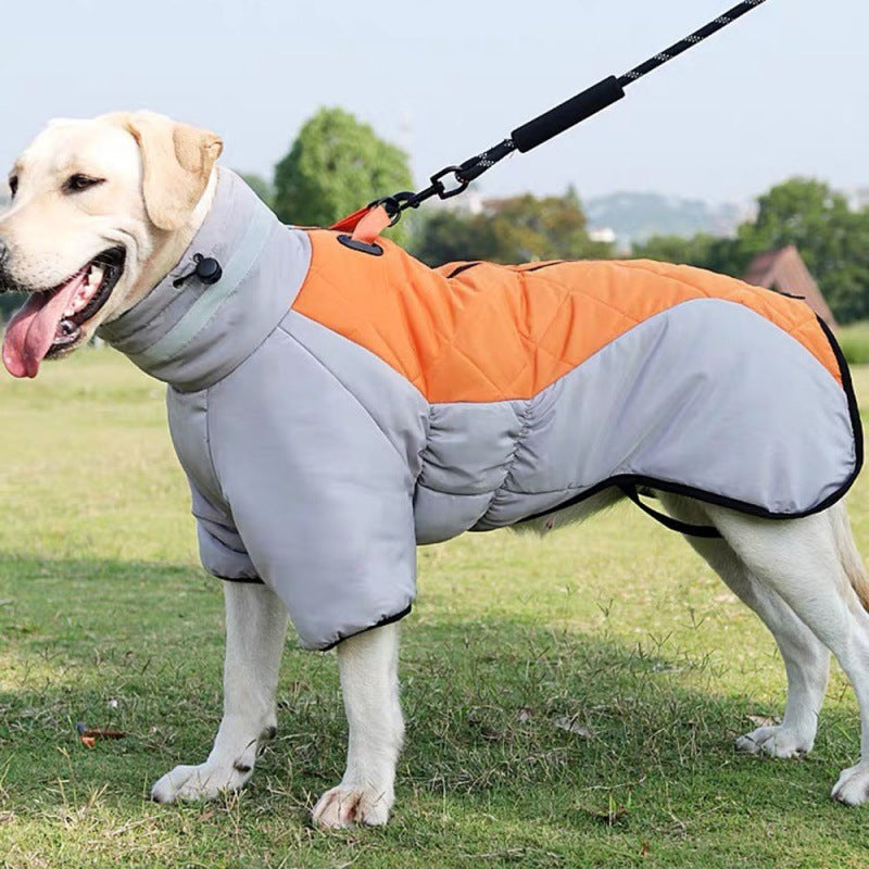 New Winter Dog Coat Waterproof Pet Clothes For Medum Large Dogs Warm Thicken Dog Vest Custome Labrador Jacket - Nyaabs