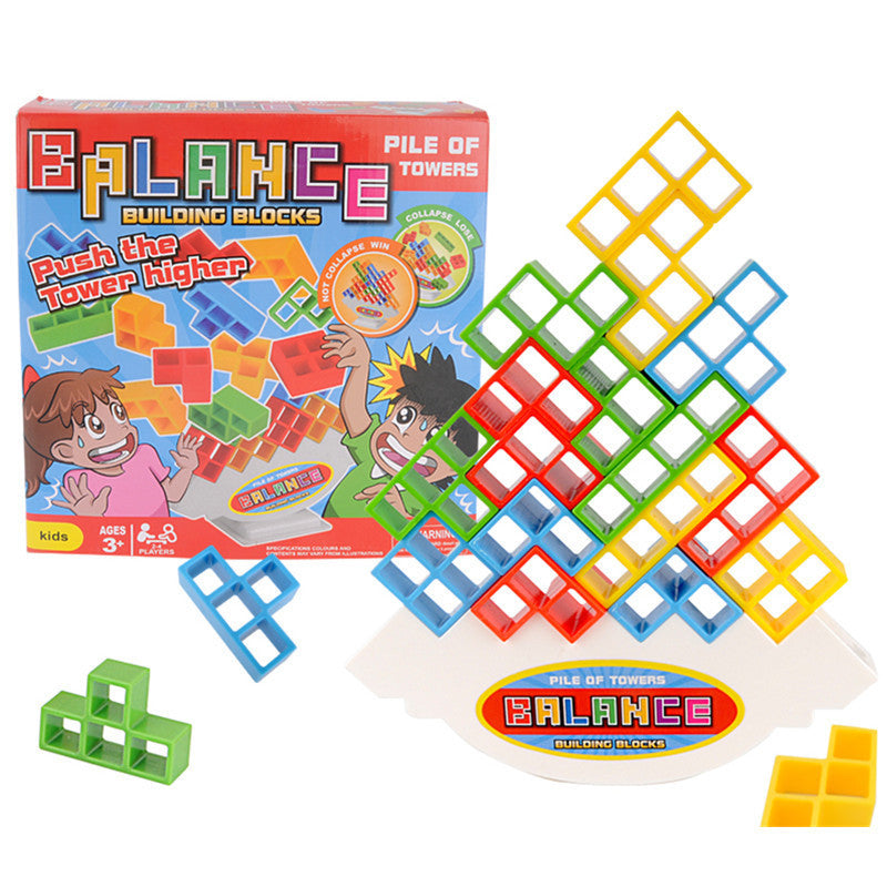 Balance Stacking Board Games Kids Adults Tower Block Toys For Family Parties Travel Games Boys Girls Puzzle Buliding Blocks Toy - Nyaabs