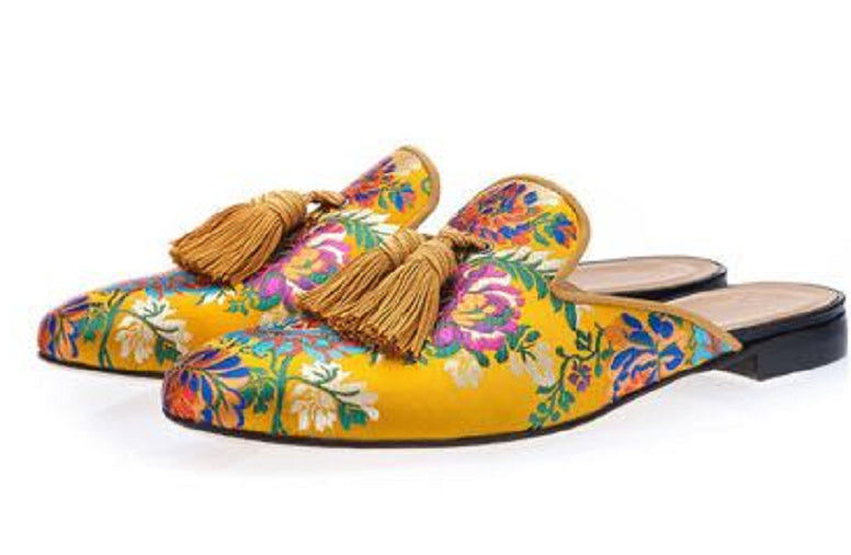 Back Empty Embroidered Color Flat Casual Fashion Men's Shoes nyaabs.com