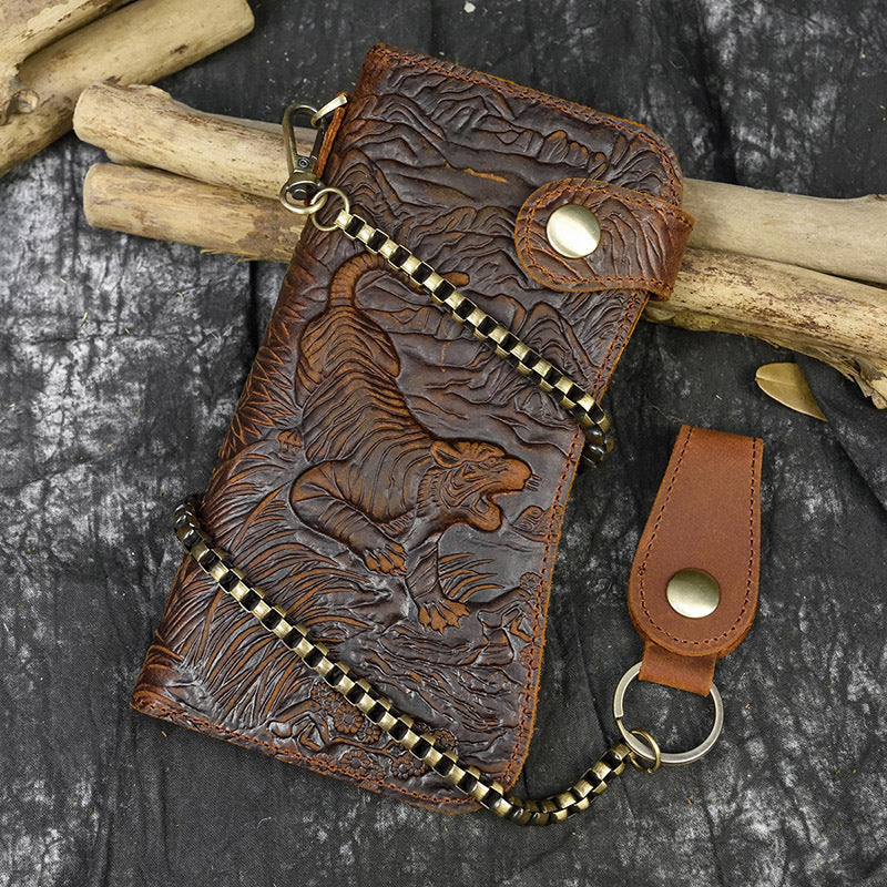 Men's Crazy Horse Leather Wallet - Nyaabs