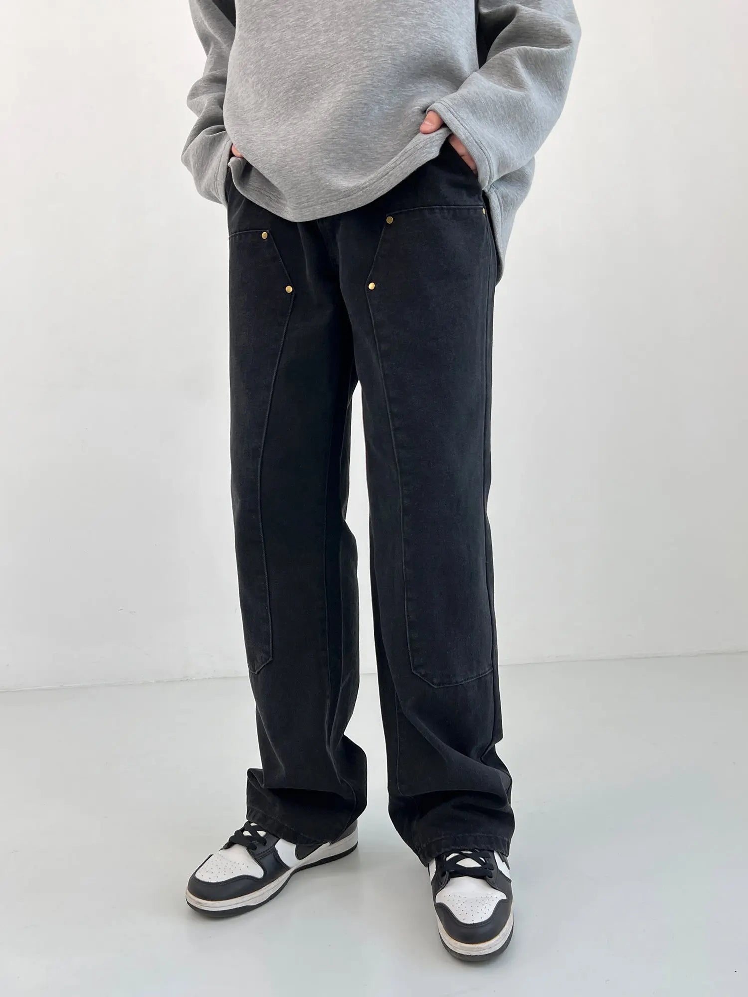 Lumberjack Pants Vibeb01 Cargo Pants Men's Straight Slacks - Nyaabs