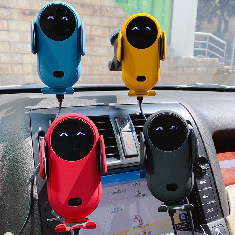 Infrared Induction Car Wireless Charger Car Phone Holder - Nyaabs