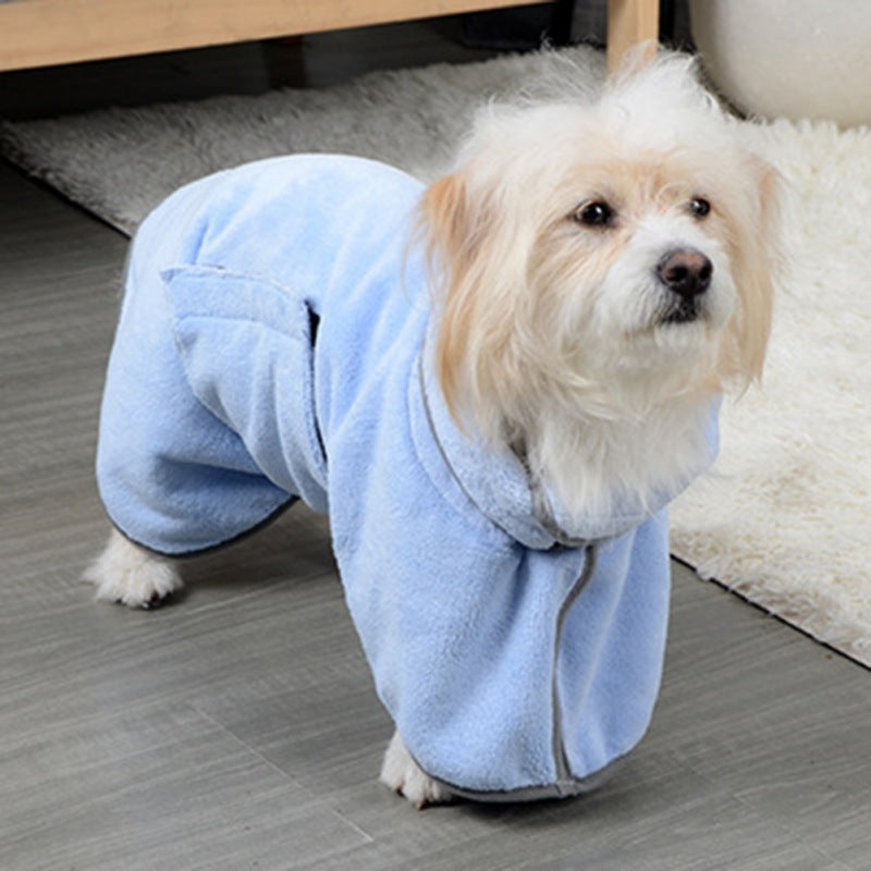 Quick-drying Pet Absorbent Towel Dog Bathrobe Pet Dog Bath Towel For Dogs Cats Microfiber Absorbent Pet Drying Towel Pet Supplies Pet Products - Nyaabs