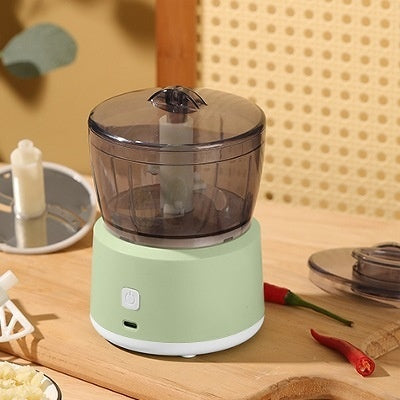 Mini Meat Grinder Household Electric Small Mixer Mincing Machine Automatic Multi-function Filling Intelligent Cooking Machine - Nyaabs