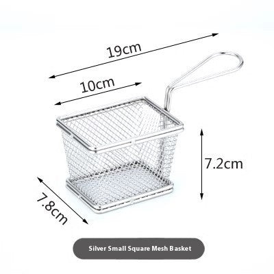 304 Stainless Steel Chips Basket Mini Frying Basket - Nyaabs