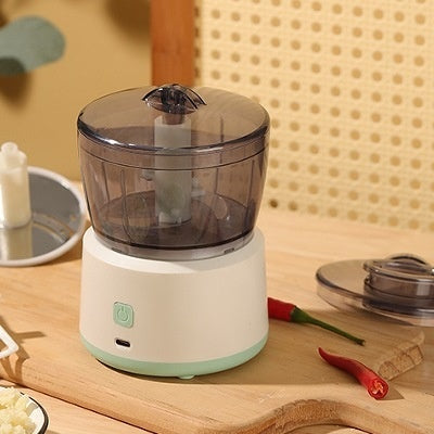 Mini Meat Grinder Household Electric Small Mixer Mincing Machine Automatic Multi-function Filling Intelligent Cooking Machine - Nyaabs