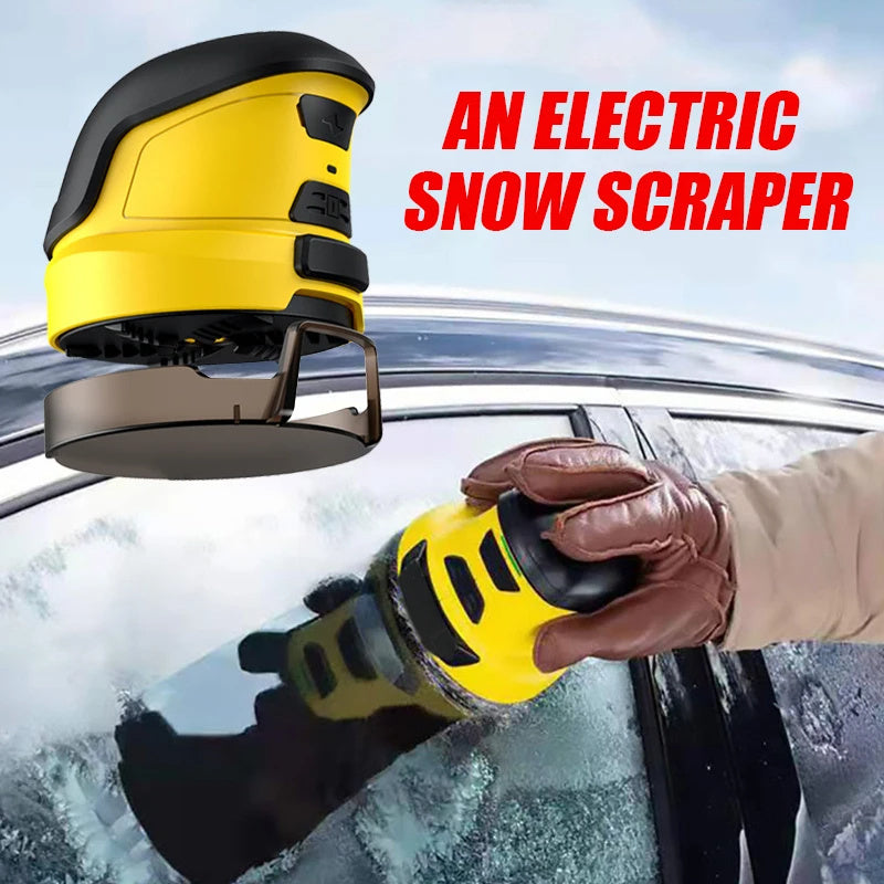 Cordless Snow Scraper With Battery Life Durable Electric Ice Scraper Portable Window For Auto Deicing - Nyaabs