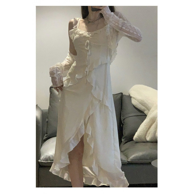 Gentle Adult Lady Like Woman Style Long Dress Suit For Women - Nyaabs