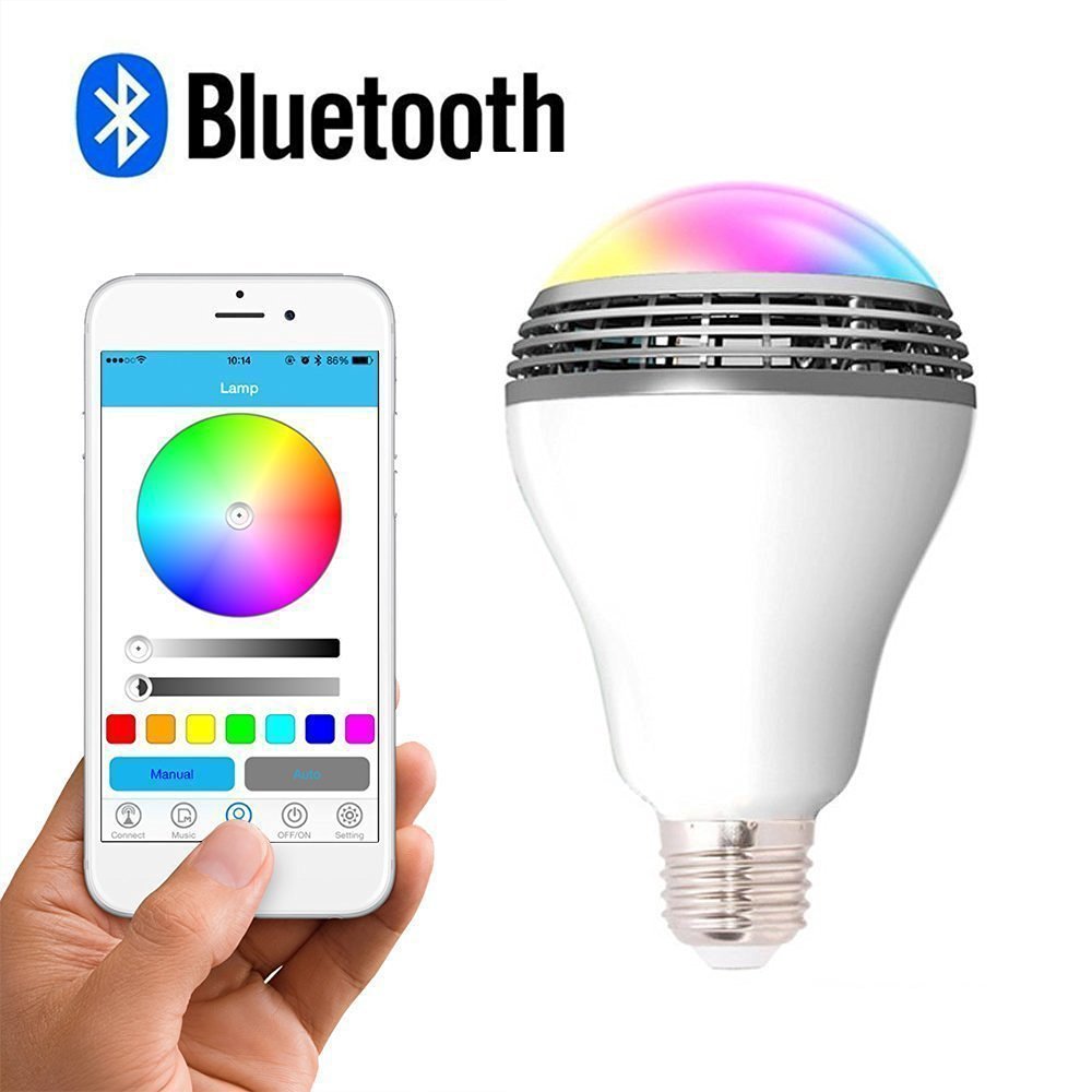 Creative Home LED Smart Bluetooth Speaker E27 Bulb Light - Nyaabs