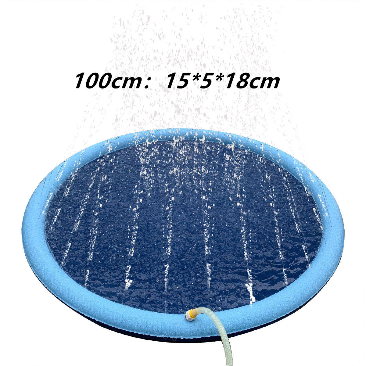 Non-Slip Splash Pad For Kids And Pet Dog Pool Summer Outdoor Water Toys Fun Backyard Fountain Play Mat - Nyaabs