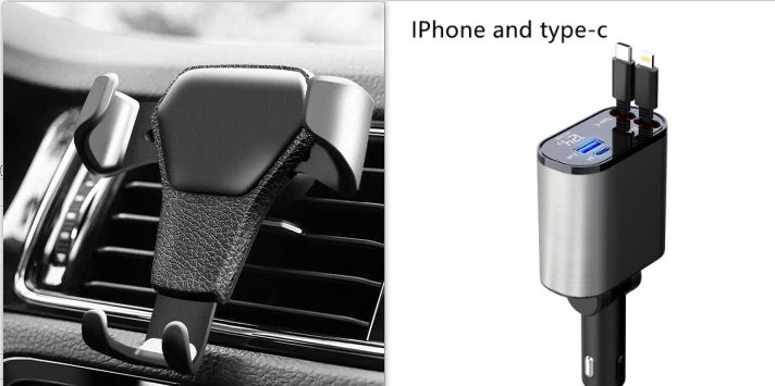 Car Phone Holder For Phone In Car Air Vent Mount Stand No Magnetic Mobile Phone Holder Universal Gravity Smartphone Cell Support - Nyaabs