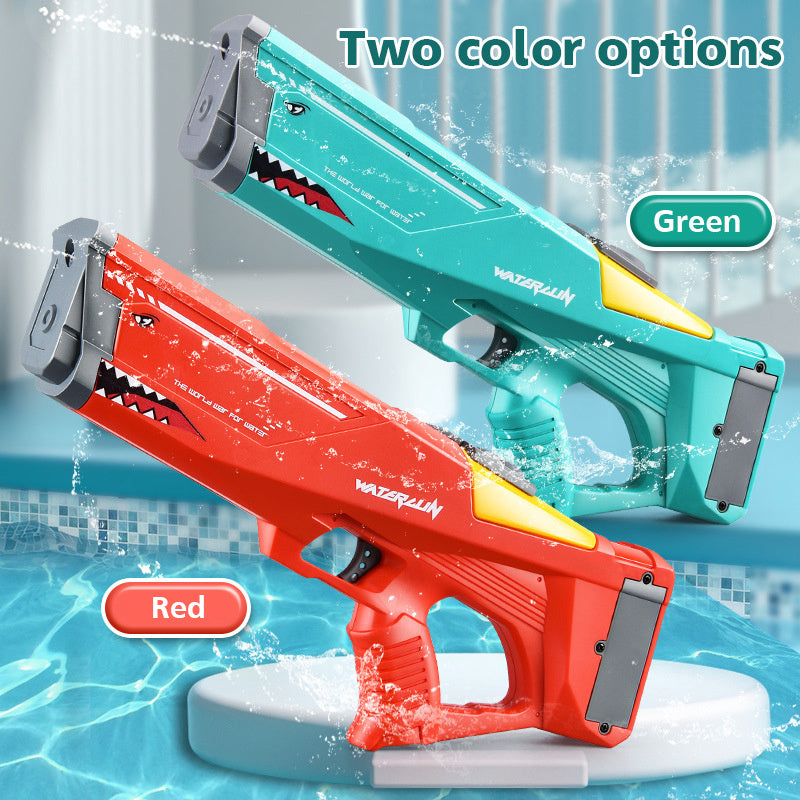 Automatic Electric Water Gun Toys Shark High Pressure Outdoor Summer Beach Toy Kids Adult Water Fight Pool Party Water Toy - Nyaabs