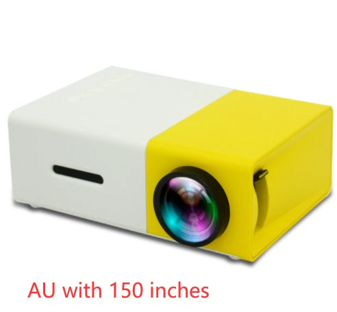 Portable Projector 3D Hd Led Home Theater Cinema HDMI-compatible Usb Audio Projector Yg300 Mini Projector - Nyaabs