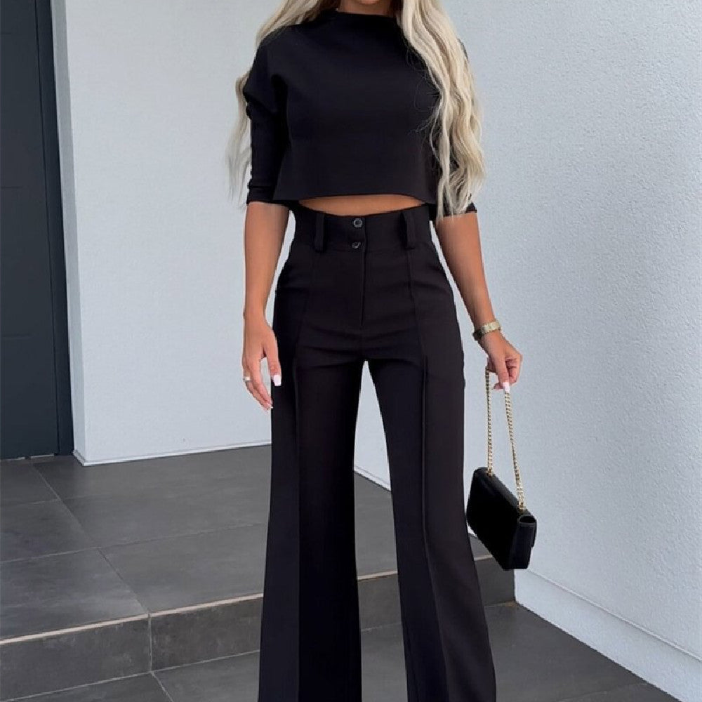 Fashion Tops High Waist Wide Leg - Nyaabs